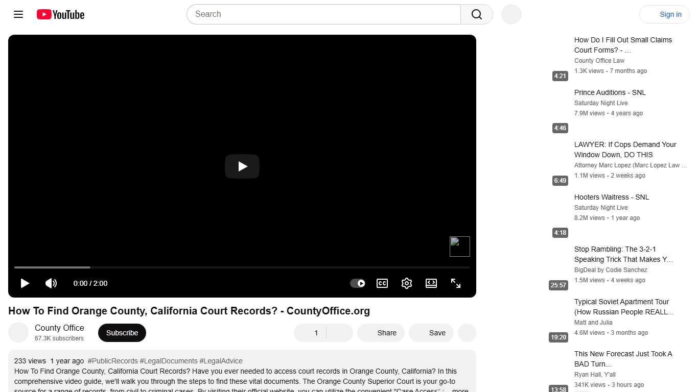 How To Find Orange County, California Court Records? - CountyOffice.org - YouTube